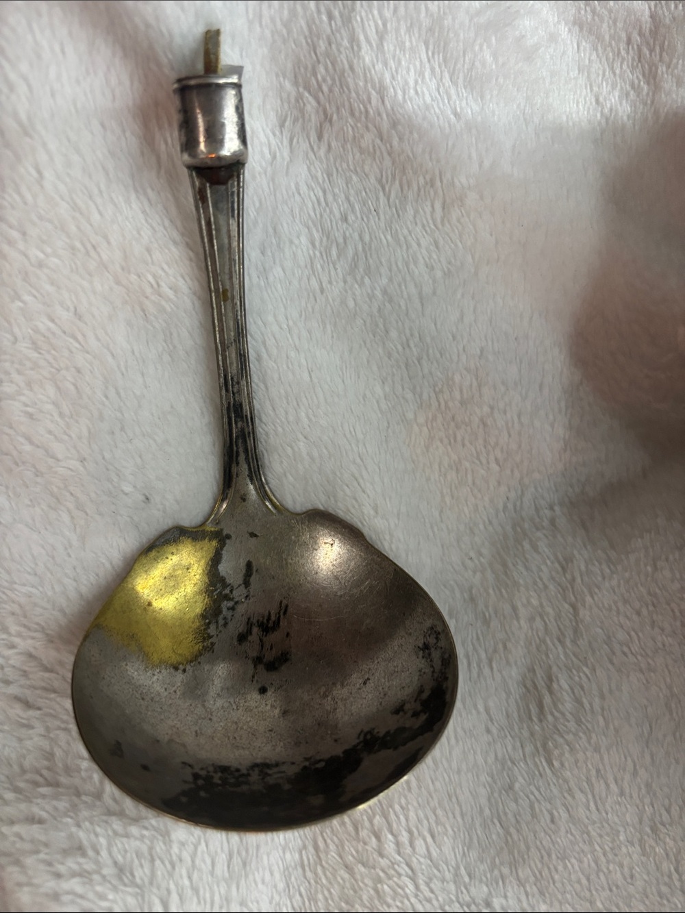 Sterling stamped antique Kitchen Serving Spoon - Vintage Style